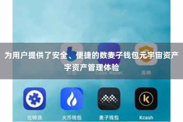 为用户提供了安全、便捷的数麦子钱包元宇宙资产字资产管理体验