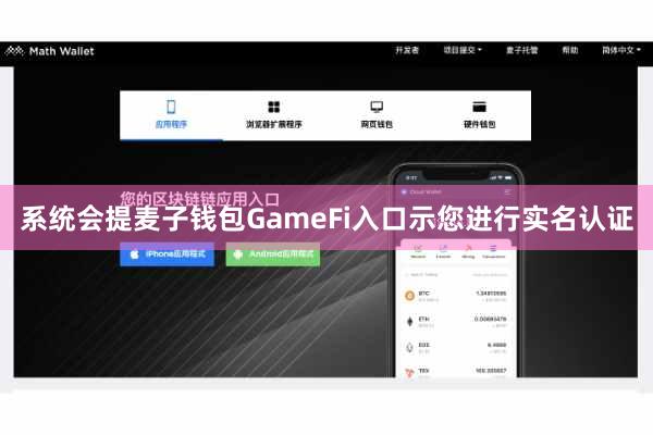 系统会提麦子钱包GameFi入口示您进行实名认证