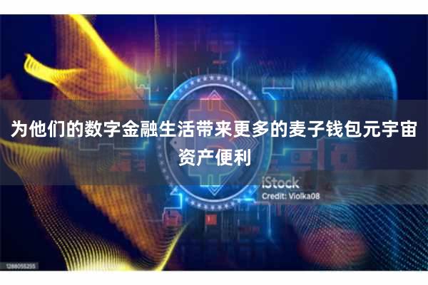 为他们的数字金融生活带来更多的麦子钱包元宇宙资产便利
