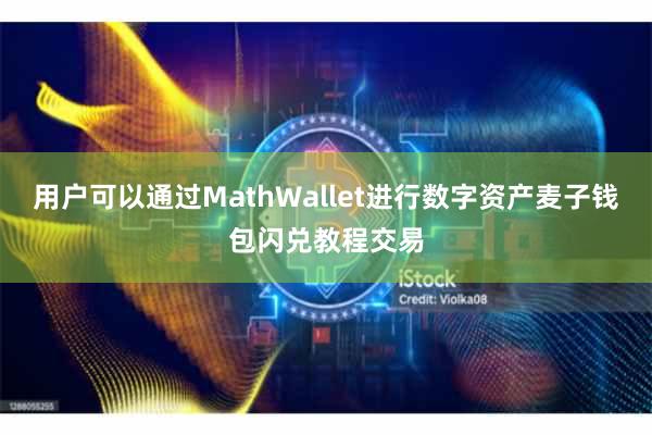 用户可以通过MathWallet进行数字资产麦子钱包闪兑教程交易