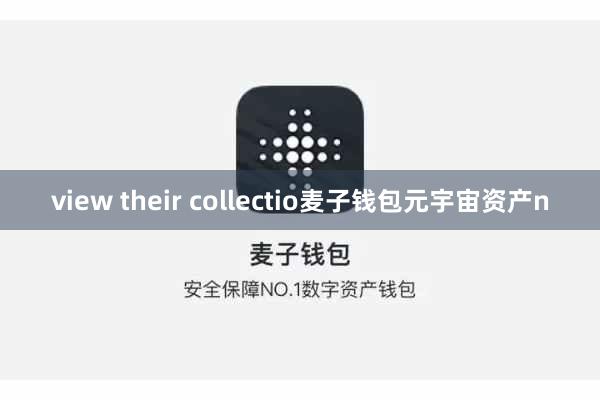 view their collectio麦子钱包元宇宙资产n