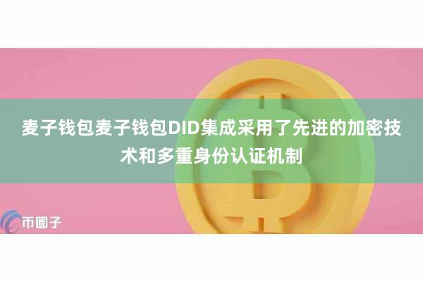 麦子钱包麦子钱包DID集成采用了先进的加密技术和多重身份认证机制
